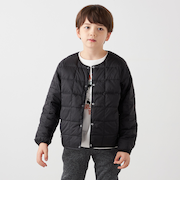 TAION: クルーネック ボタン ダウン カーディガン<KIDS>