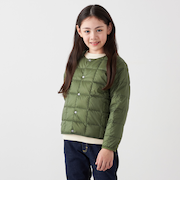 TAION: クルーネック ボタン ダウン カーディガン<KIDS>