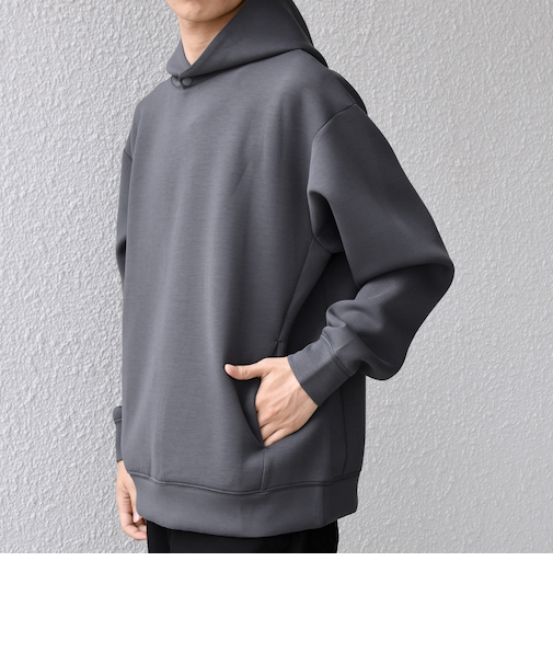 SHIPS any: カラー ダンボール スナップ プルオーバー パーカー 25AW◇