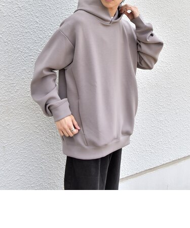 SHIPS any: カラー ダンボール スナップ プルオーバー パーカー 26AW◆