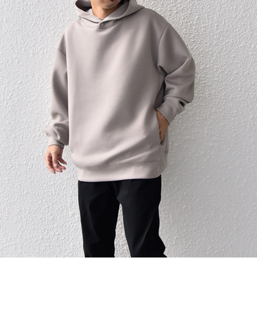 SHIPS any: カラー ダンボール スナップ プルオーバー パーカー 25AW◇