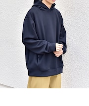 SHIPS any: カラー ダンボール スナップ プルオーバー パーカー 26AW◆
