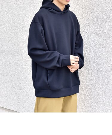 SHIPS any: カラー ダンボール スナップ プルオーバー パーカー 26AW◆