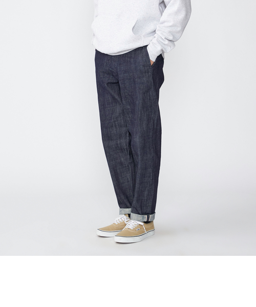 WEB限定】SHIPS: セルビッチ デニム スラックス｜シップスの通販