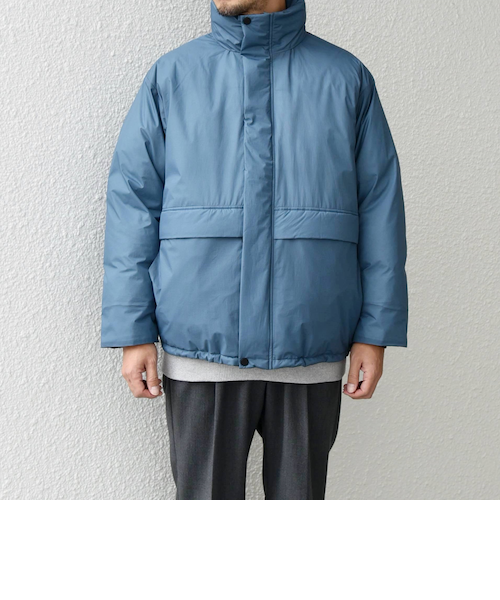 SHIPS any:〈撥水/手洗い可能〉スーパーストレッチ スタンドカラー