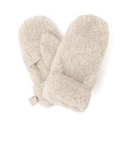 【SHIPS any別注】Mouflon Mouflon: ストラップ付き ボア ミトン