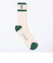 IVY ELLIS: ワンポイント ライン ソックス