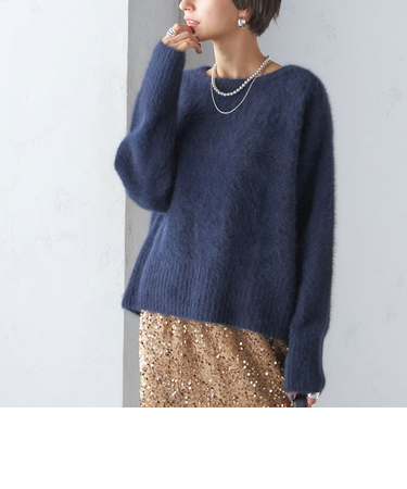 〈手洗い可能〉FOX クルーネック プルオーバー