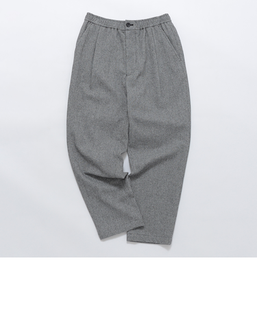 【SHIPS別注】FANTASTICDAYS: ウール タック イージー パンツ