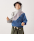 SHIPS any:〈洗濯機可能〉デザイン ポンチ プルオーバー パーカー <KIDS>◇