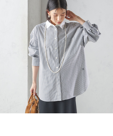 《一部追加予約》〈洗濯機可能〉ピン オックス 刺繍 シャツ