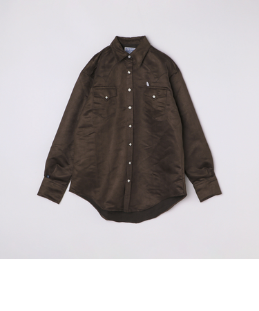 ROCKMOUNT: ポリエステル フェイクスウェード ウエスタン シャツ