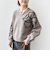 【WEB限定】〈手洗い可能〉ジャカード フラワー ニット プルオーバー