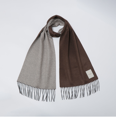 PIACENZA: シルク カシミヤ リバーシブル マフラー