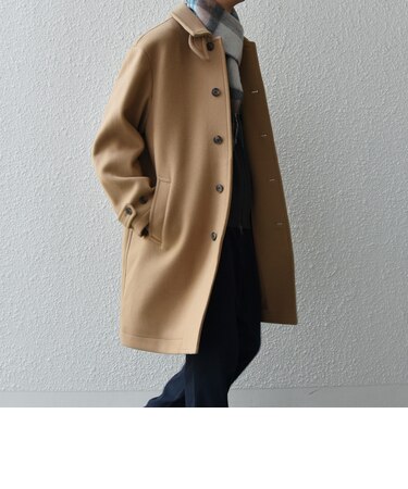 SHIPS any: PURE WOOL MELTON ステンカラー コート ◇