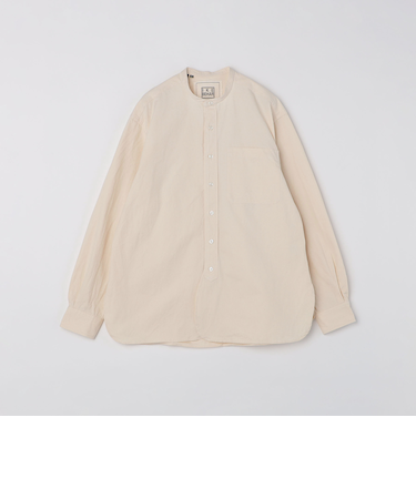 IKE BEHAR: バンドカラー オーバー シャツ