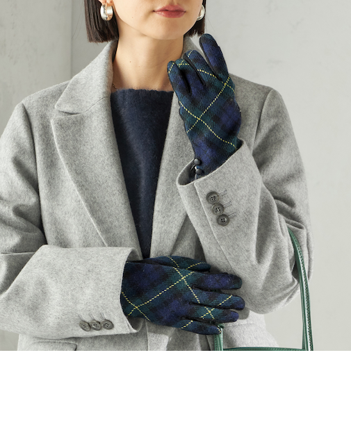 《一部追加予約》カシミヤ ミックス ジャージ グローブ