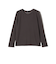 〈洗濯機可能〉ストレッチ リブ ロング スリーブ TEE