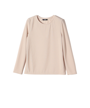 〈洗濯機可能〉ストレッチ リブ ロング スリーブ TEE