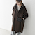 【WEB限定】SHIPS any: バルマカーン コクーン コート 24FW