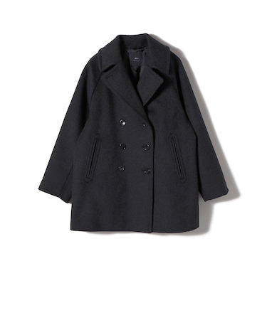 SHIPS Primary Navy Label:ネイビー Pコート