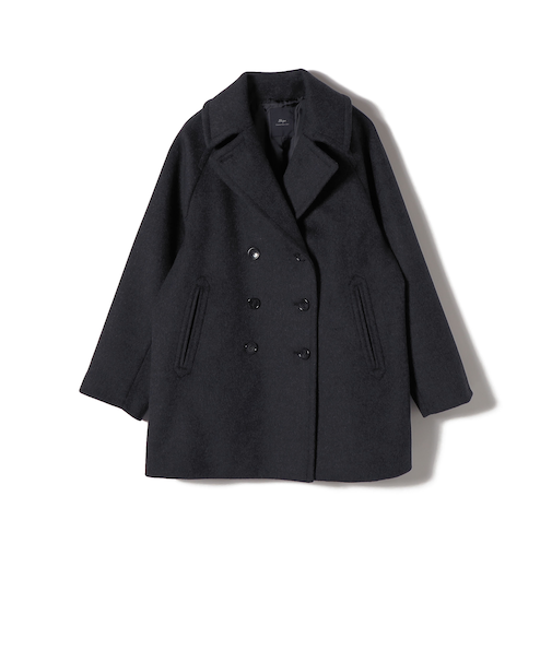 SHIPS Primary Navy Label:ネイビー Pコート