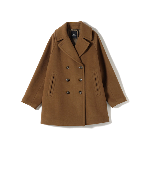 SHIPS Primary Navy Label:ネイビー Pコート｜シップスの通販｜&mall