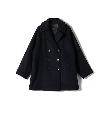 SHIPS Primary Navy Label:ネイビー Pコート