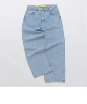 NEO BLUE: PASTEL BLUE SKATE BAGGY JEANS