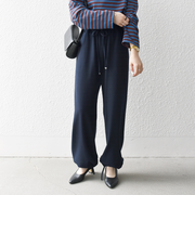 SHIPS any:〈洗濯機可能〉セミワイド 2WAY ドロスト イージー  パンツ