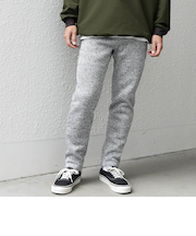 SHIPS any:〈洗濯機可能〉ニット フリース 裏起毛 スリム ジョガー パンツ 24FW (セットアップ対応)◇