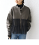 【WEB限定】 〈手洗い可能〉ダンボール × チュール ジップ 羽織