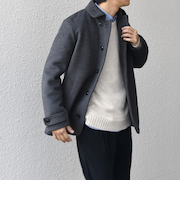 SHIPS any: ウォーム メルトン シングル Pコート◇