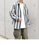 【SHIPS any別注】sports wear: オーバーサイズ フランネル パターン プリント シャツ◇