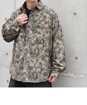 【SHIPS any別注】sports wear: オーバーサイズ フランネル パターン プリント シャツ◇