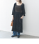 bon_meur:〈手洗い可能〉クラッシュ ベロア シャーリング ワンピース