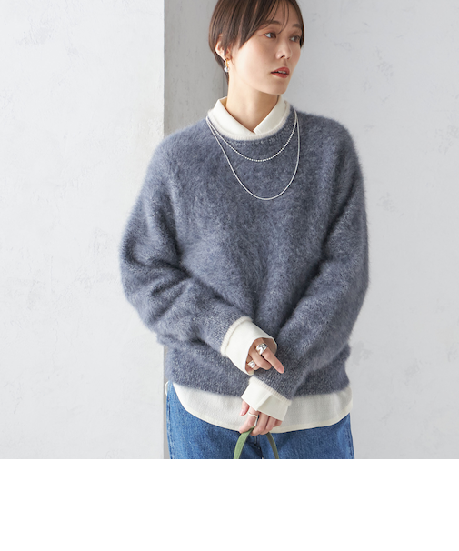 杢 FOX クルーネック プルオーバー