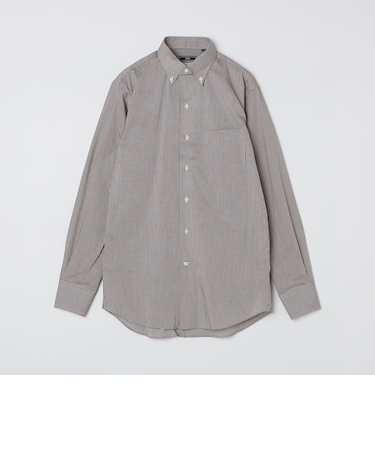 SHIPS: イージーアイロン ギンガムチェック イタリアンボタンダウンカラー シャツ