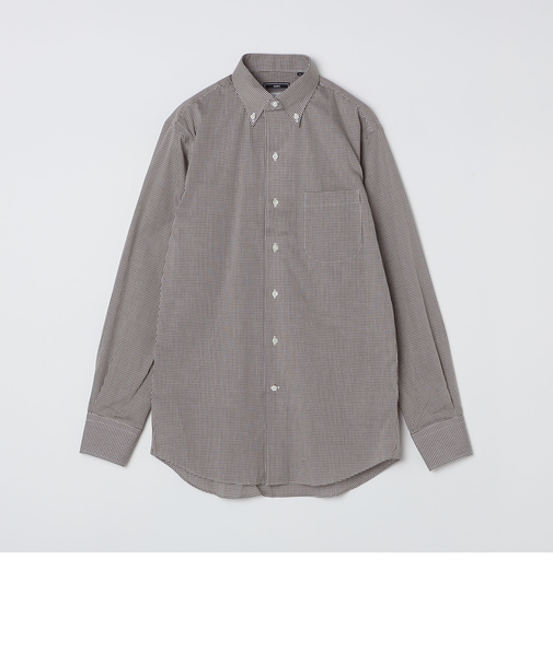 SHIPS: イージーアイロン ギンガムチェック イタリアンボタンダウンカラー シャツ