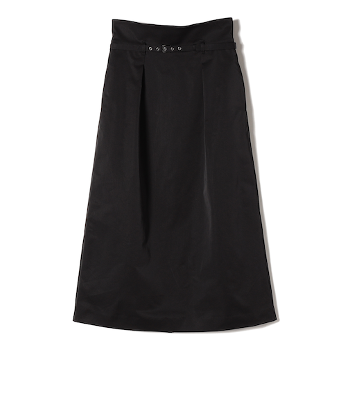 SHIPS Primary Navy Label:〈手洗い可能〉Aライン ハイウエスト スカート