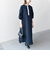 SHIPS any:〈洗濯機可能〉ダブルクロス ヨークカラー ワンピース［NAVY BLUE］