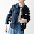SHIPS any: ツイード シングル ポケット ジャケット［NAVY BLUE］