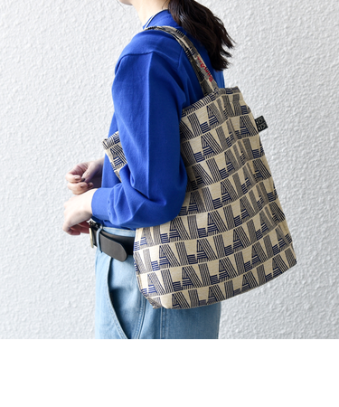 BINDU: ジャカード LA ロゴ トート