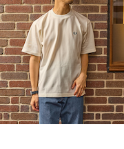 【SHIPS別注】FRED PERRY:COOLMAX(R) 鹿の子 ワンポイント ロゴ Tシャツ 25SS