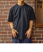 【SHIPS別注】FRED PERRY:COOLMAX(R) 鹿の子 ワンポイント ロゴ Tシャツ 25SS