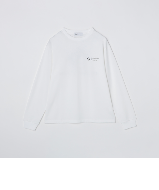 City Ambient Products: スタンダード ロゴ プリント ロングスリーブ Tシャツ