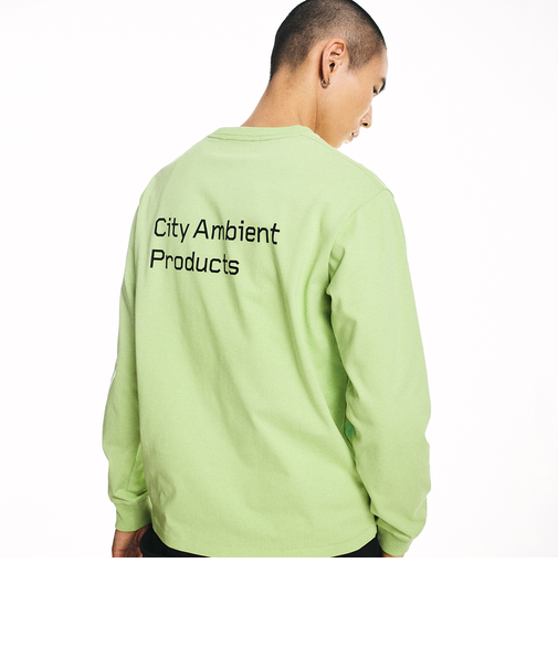 City Ambient Products: スタンダード ロゴ プリント ロングスリーブ Tシャツ