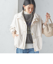 〈洗濯機可能〉LIMONTA EAST 中綿 ベスト付き ナイロン ブルゾン