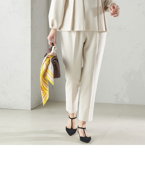 〈手洗い可能〉ダブル クロス パンツ（セレモニー対応可）