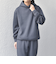 【WEB限定】SHIPS any: ポンチ プルオーバー パーカー 25SS (セットアップ対応)◇